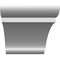 Ekena Millwork 4-in. W x 36-in. D x 40-in. H Olympic Architectural Grade PVC Knee Brace BRCP04X36X40OLY - alternate 5